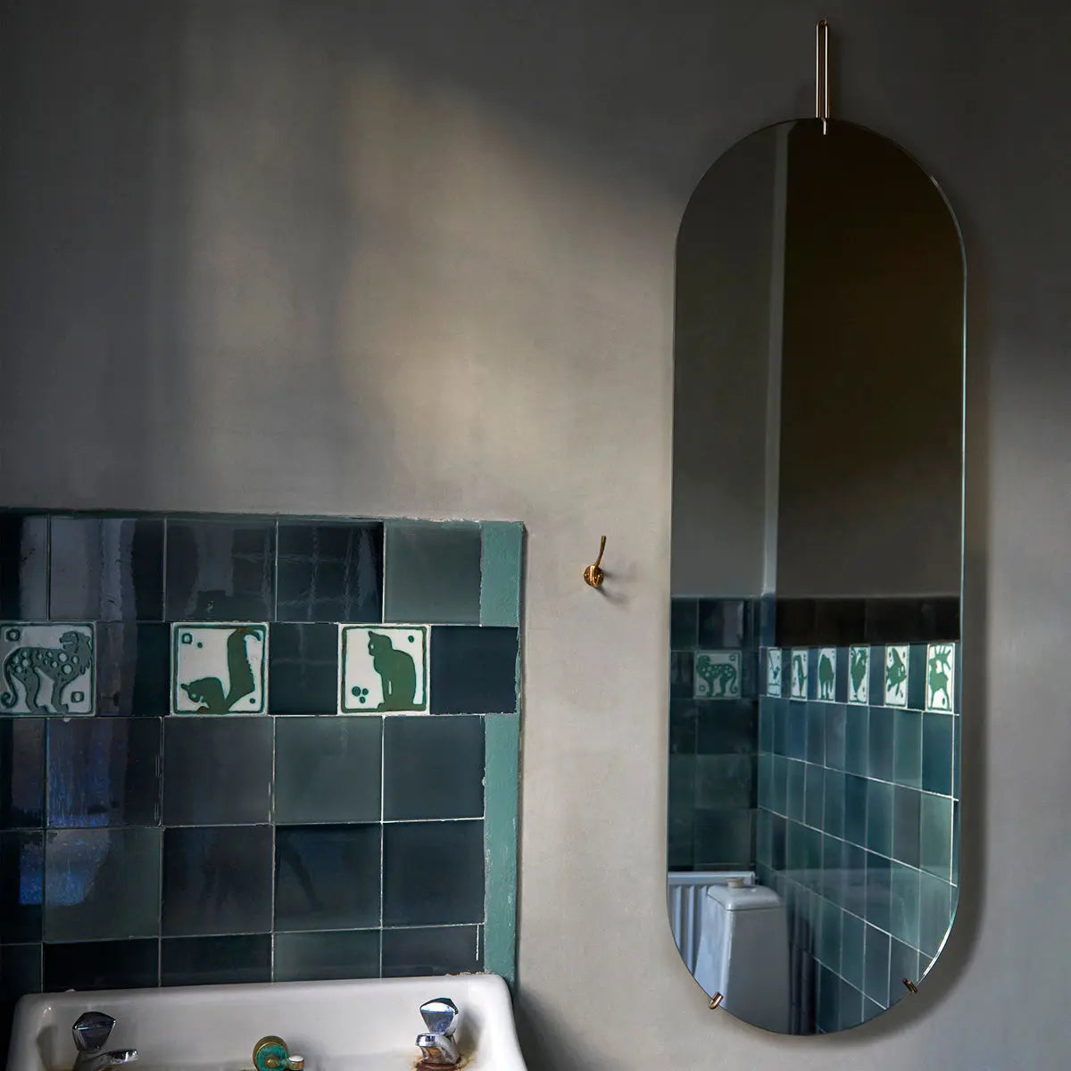 MOEBE Tall Wall Mirror Black ムーベ トールウォールミラー ブラック