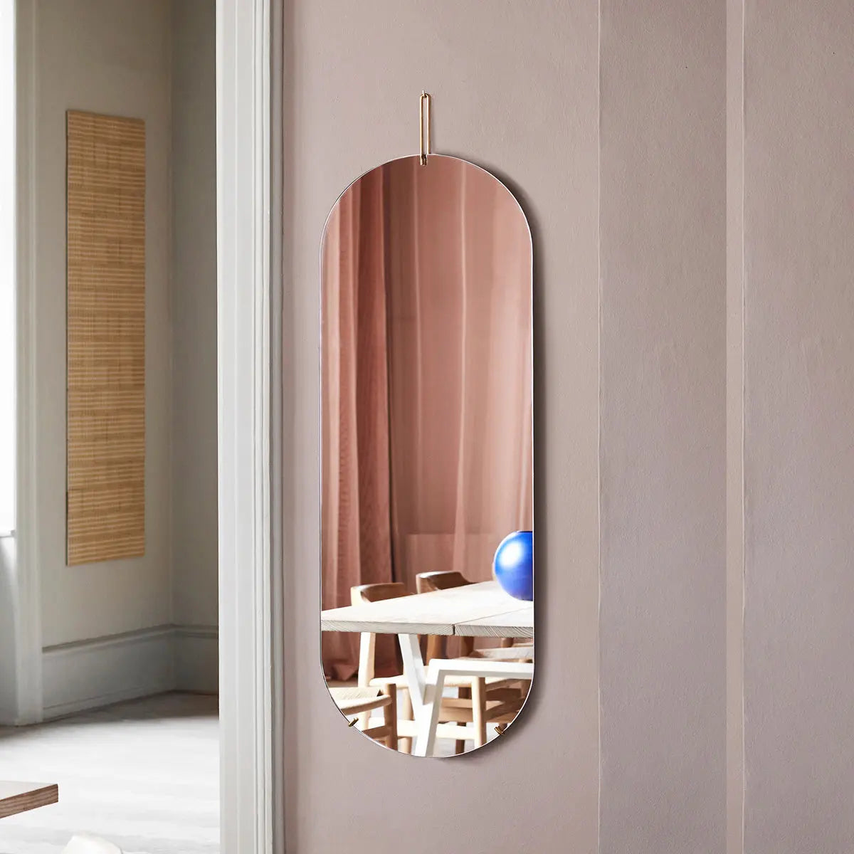 MOEBE Tall Wall Mirror Black ムーベ トールウォールミラー ブラック