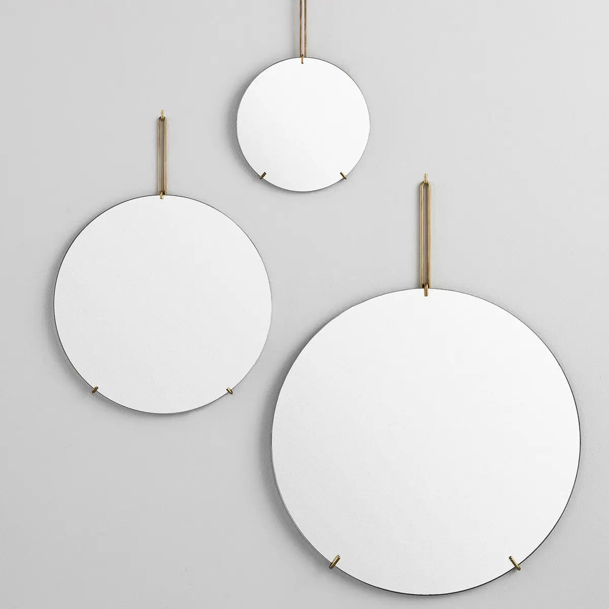 MOEBE Wall Mirror 70 Brass ムーベ ウォールミラー 70cm ブラス 壁面