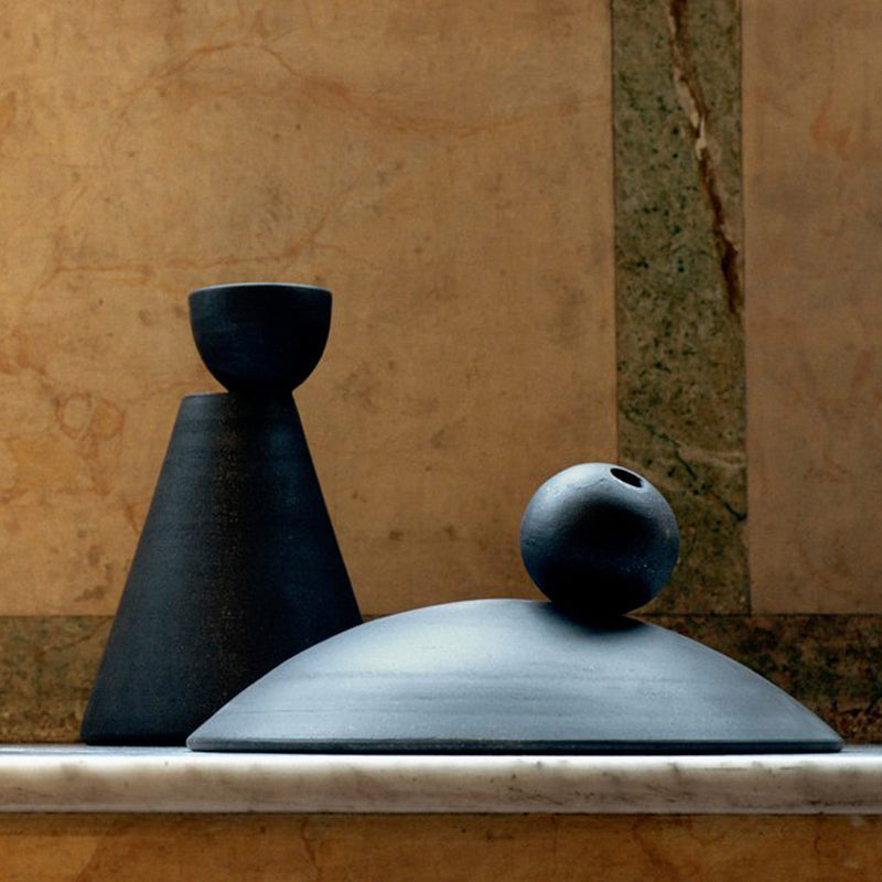 Origin Made Charred Vases Sphere  オブジェ  ポルトガル  花瓶　