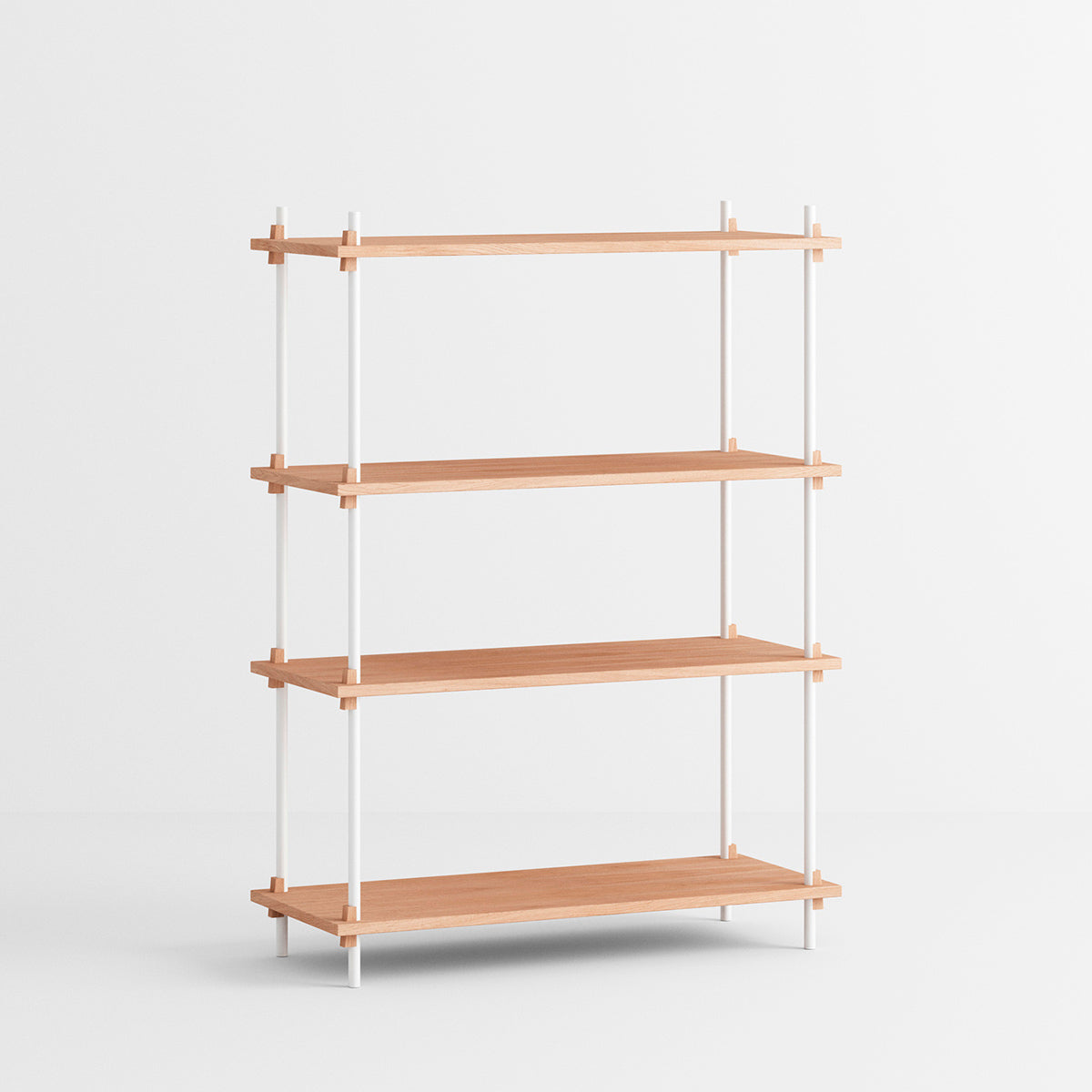Shelving System Single H115 Shelf White-Oak S.115.1.A – D9