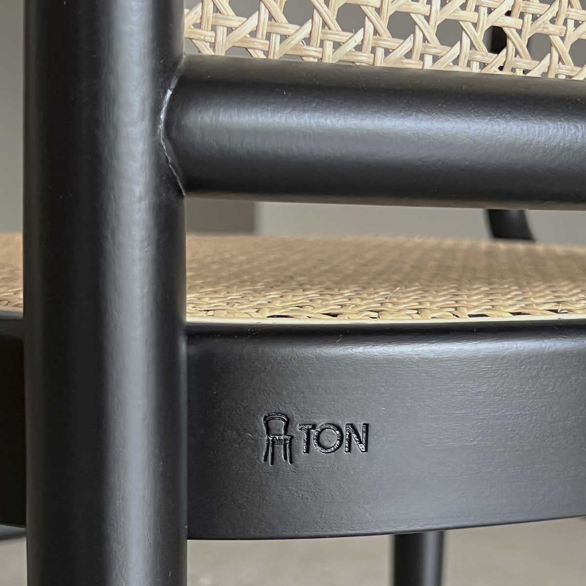TON No.811 Arm Chair Black ヨーゼフ・ホフマン THONET Josef Hoffman