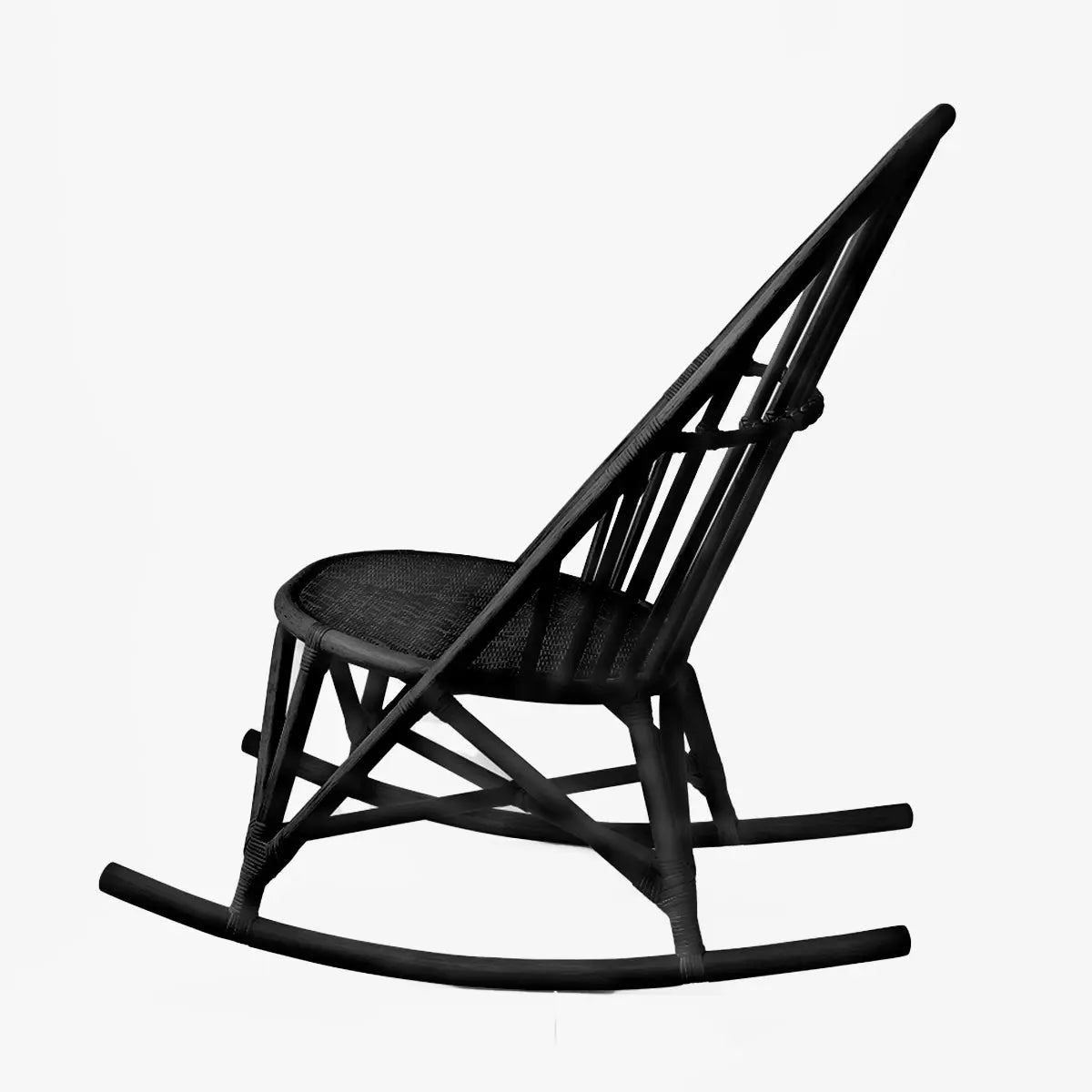TOU WR Lounge Rocking Chair Black