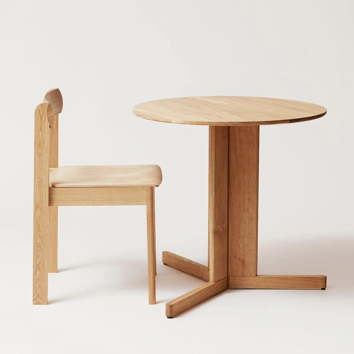 Trefoil Table White Oak FORM AND REFINE