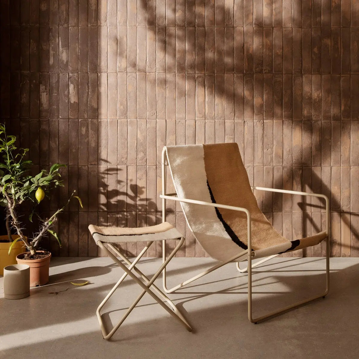 ferm Living Desert Lounge Chair Cashmere Sand Ferm Living