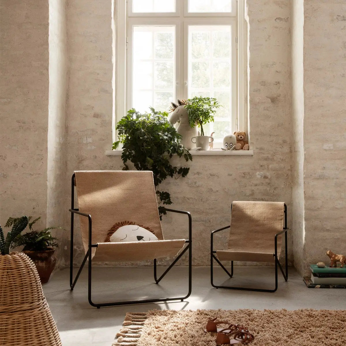 ferm Living Desert Lounge Chair Cashmere Soil デザートチェア カシミア ソイル – D9 STUDIO