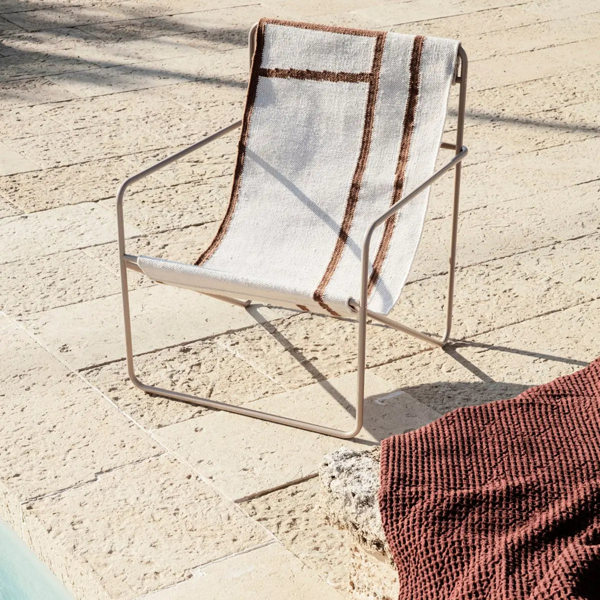 ferm Living Desert Lounge Chair Cashmere Soil Ferm Living