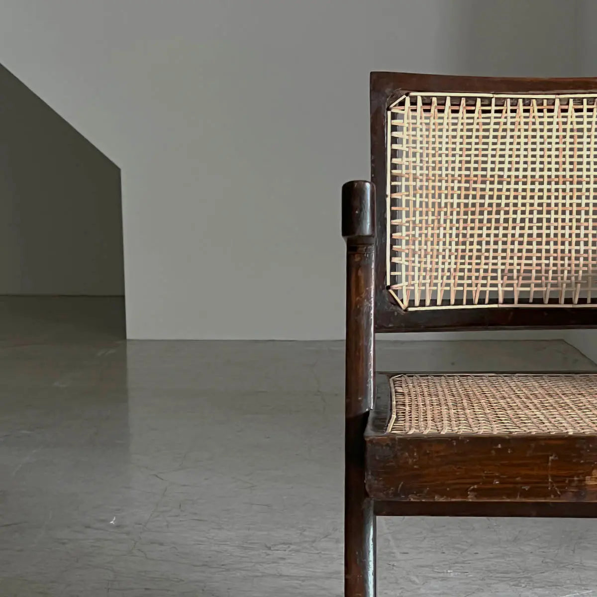 Pierre Jeanneret Floating Back Chair Vintage #B