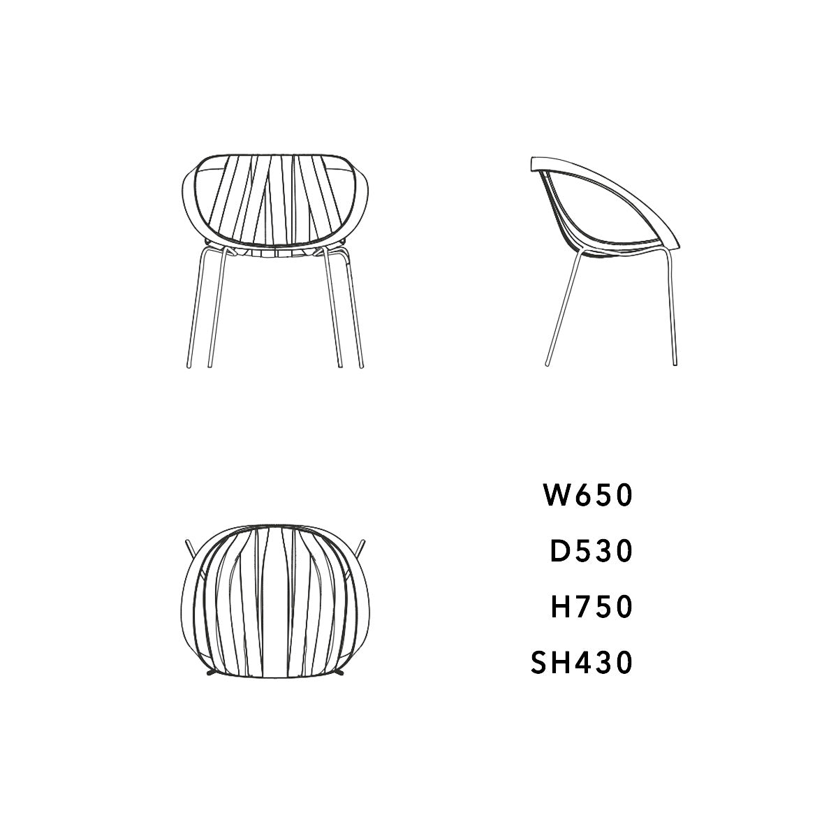 MOROSO インポッシブルウッド アームチェア インポッシブル ウッド チェア ウィズアーム / 2脚セット