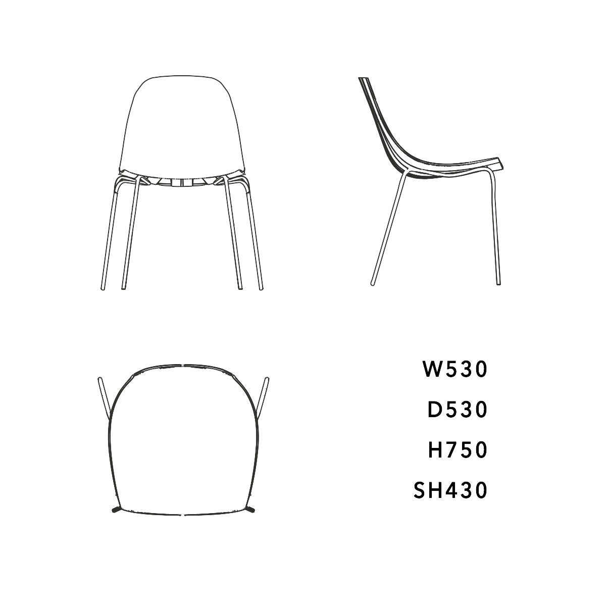 MOROSO Impossible Wood Chair Beige(店頭展示品C） – D9 STUDIO